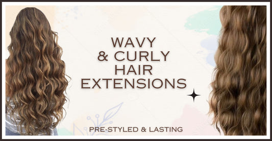 Wavy Hair Extensions Australia. Wavy tape hair extensions.