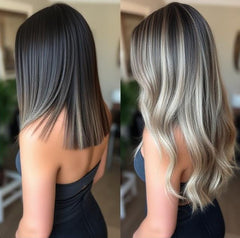 #10/613 "BOHEMIAN BLONDE " HIGHLIGHTED TAPE HAIR EXTENSIONS