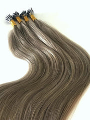 #10 LIGHT ASH BROWN MICRO BEAD HAIR EXTENSIONS