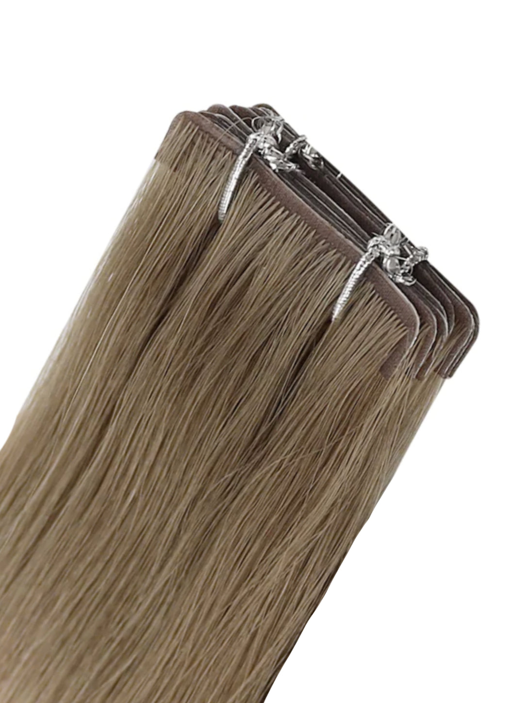 light ash brown invisible tape hair extensions