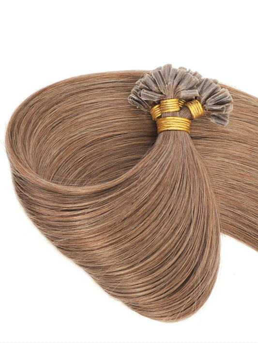 #12  CARAMEL BLONDE KERATIN HAIR EXTENSIONS