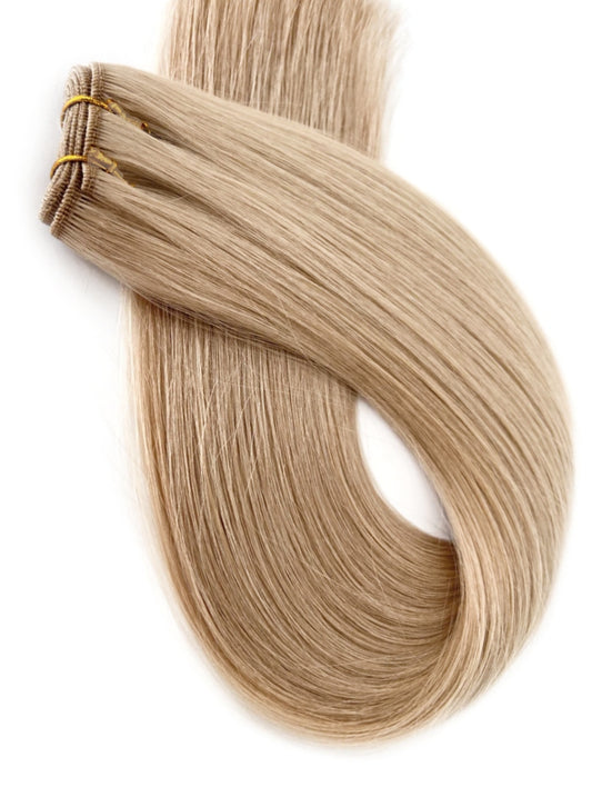 #16 HONEY BLONDE REMY WEAVE IN HAIR EXTENSIONS WEFT