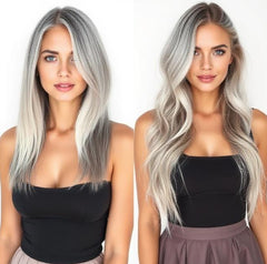 #18/613 "BEVERLY HILLS" ASH BLONDE HIGHLIGHT TAPE HAIR EXTENSIONS