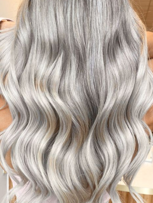 #18/613 ash blonde highlight nail tip virgin remy keratin bond