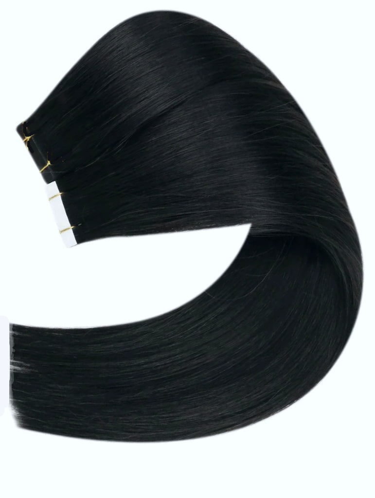 BLACK TAPE HAIR EXTENSIONS