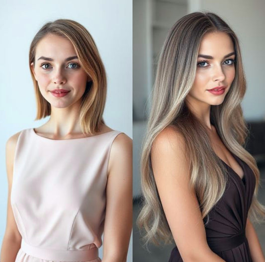 #1B/10/60 "ARUBA" DARK BROWN HIGHLIGHT BALAYAGE TAPE HAIR EXTENSIONS