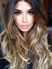 #1B/6/10 "RIVIERA" BROWN ROOT BALAYAGE CLIP IN BALAYAGE
