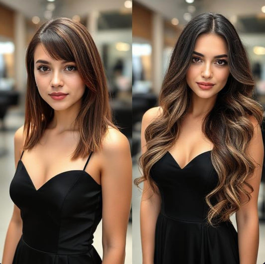 #1/10/18 - MYSTERY - BLACK TO BROWN HIGHLIGHT BALAYAGE