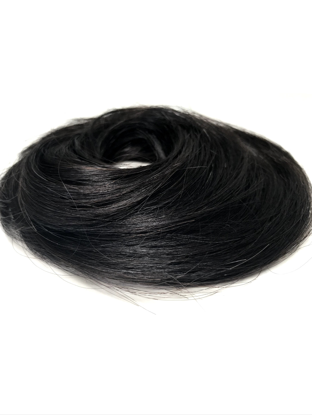 #1 Black -Booster Volume Bun - 100% human hair scrunchies bun