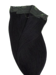 #1 EBONY JET BLACK HALO HAIR EXTENSIONS