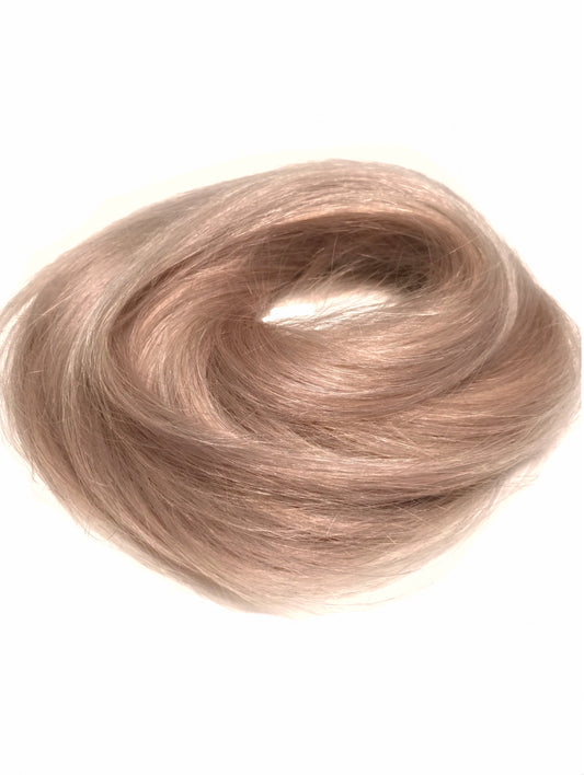 caramel blonde 100% human hair messy bun scrunchie chignon