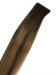 #2/2/6 Brown Caramel Balayayage Invisible Tape Hair Extensions