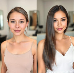 #2 RICH CHOCOLATE DARK BROWN TAPE HAIR EXTENSIONS