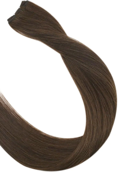 #4 WEFT- MEDIUM BROWN WEFT WEAVE HAIR EXTENSIONS