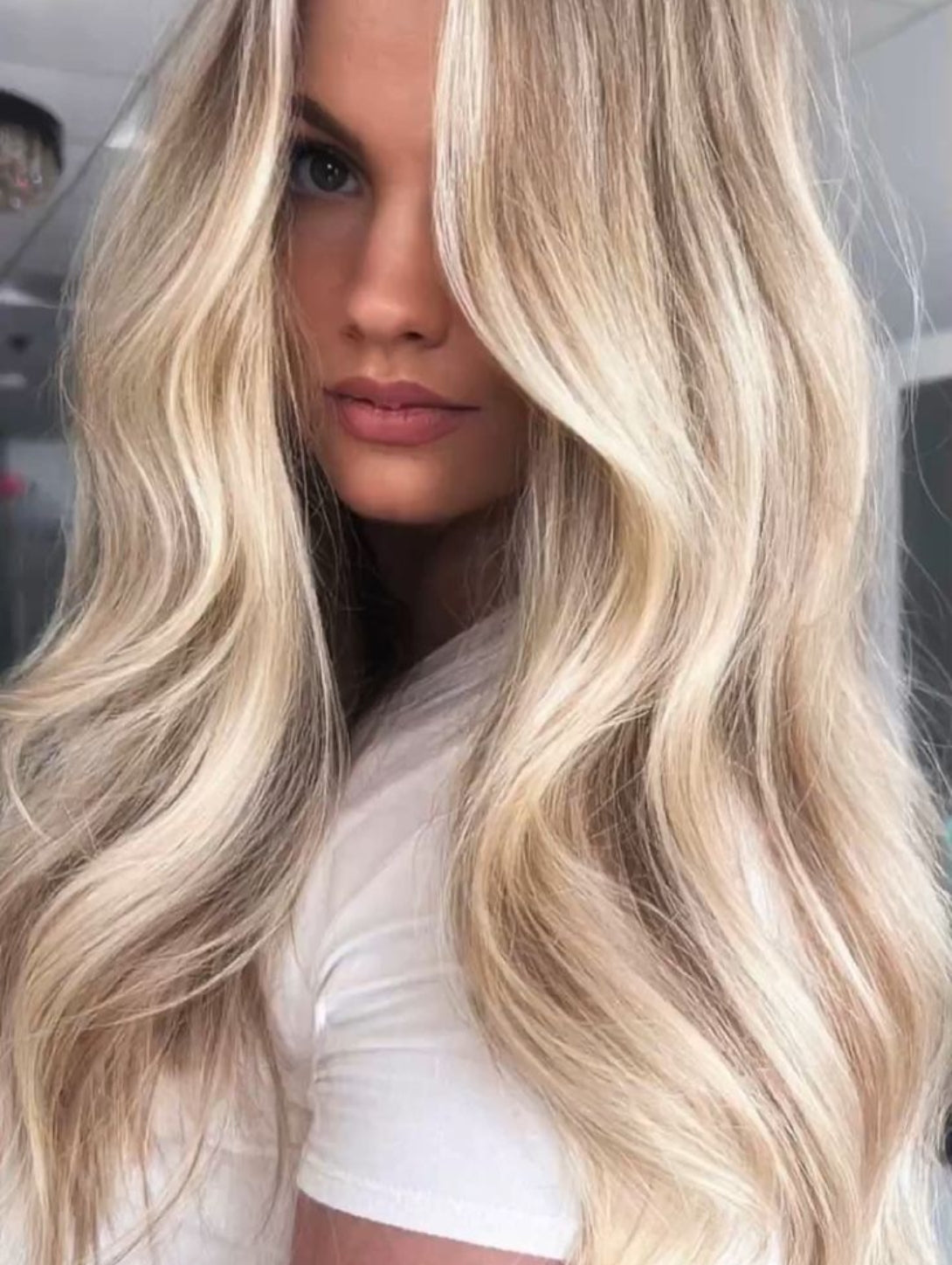 #4/60/613 "NORDIC BLONDE"CARAMEL BLONDE BALAYAGE