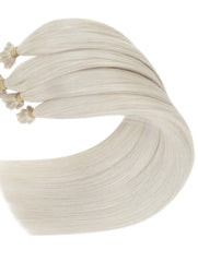 #60A ICE BLONDE BLONDE KERATIN BOND HAIR EXTENSIONS