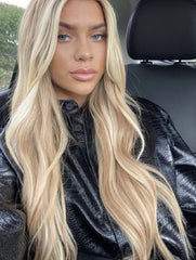 #18H/613 Dark Blonde Highlight Invisible Tape Hair Extensions