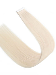 #Vanilla Blonde Invisible Tape-In Hair Extensions