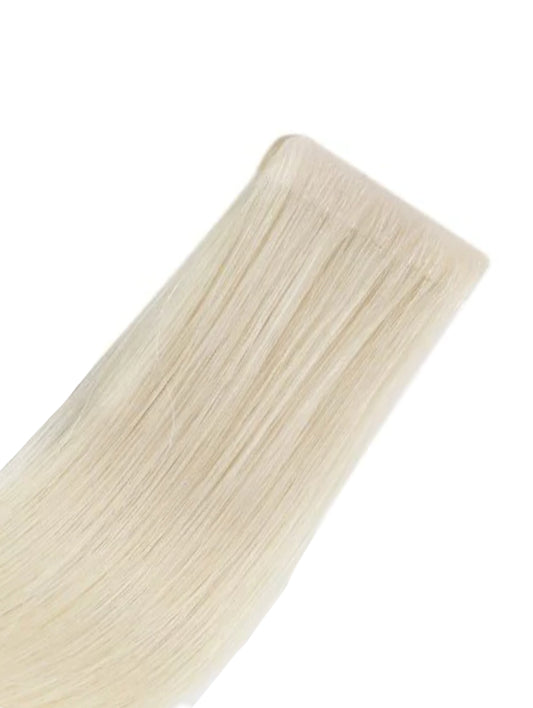 #Vanilla blonde - Invisible Seamless Skin Weft Tape-In Hair Extensions