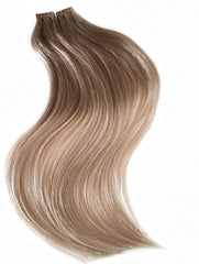 #6B/60/17 "GISELLE" LIGHT BROWN BALAYAGE TAPE HAIR EXTENSIONS