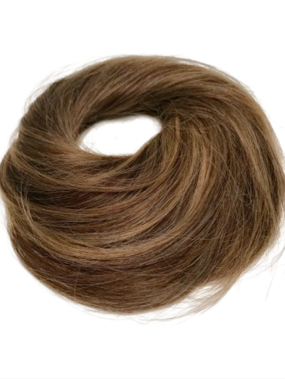 human hair brown scrunchie bun chignon messy bun