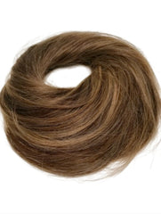 human hair brown scrunchie bun chignon messy bun