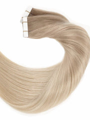 #14/613 ROOT STRETCH BALAYAGE DARK BLONDE PREMIUM REMY TAPE HAIR EXTENSIONS 