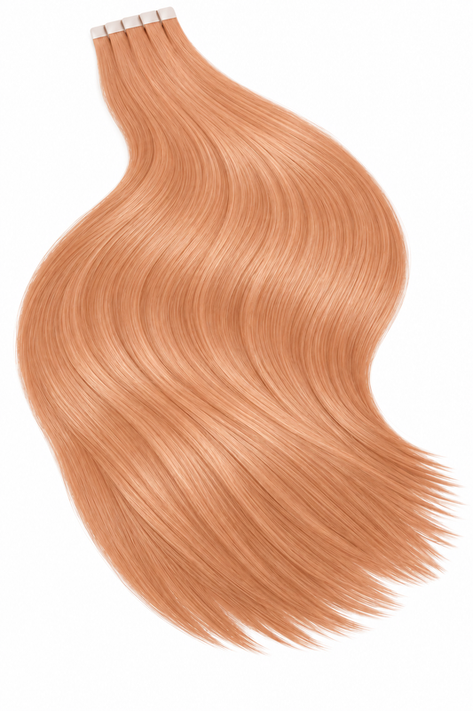 #PEACH - APRICOT PASTEL TAPE HAIR EXTENSIONS