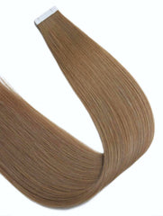 chestnut brown remy
tape hair extensions