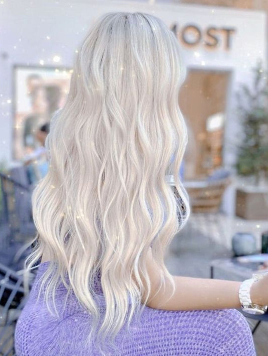 #CREAM BLONDE KERATIN BOND HAIR EXTENSIONS