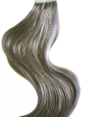 #GUNMETAL GREY TAPE HAIR EXTENSIONS
