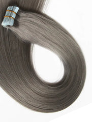 #GUNMETAL GREY TAPE HAIR EXTENSIONS