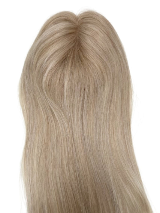 Honey Blonde Highlight Hair Toppers - 18" -1.8x6 Base