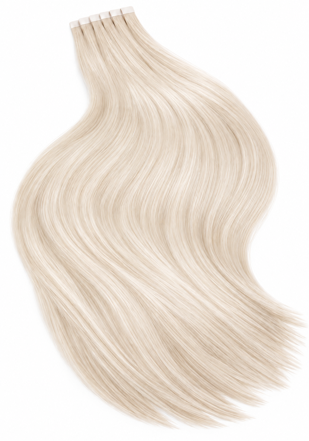 platinum blonde tape hair extensions