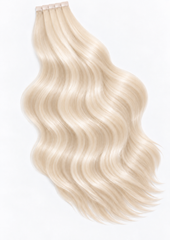 VANILLA BLONDE HIGHLIGHT RUSSIAN WAVY TAPE HAIR EXTENSIONS (Copy)