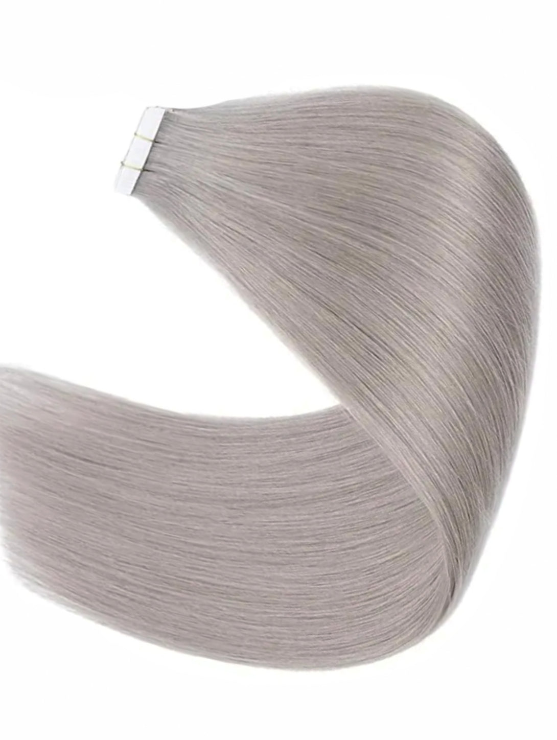 Silver ash blonde premium remy tape hair extensions