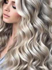 wavy tape hair extensions