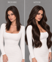 #2 RICH CHOCOLATE DARK BROWN RUSSIAN TAPE HAIR EXTENSIONS