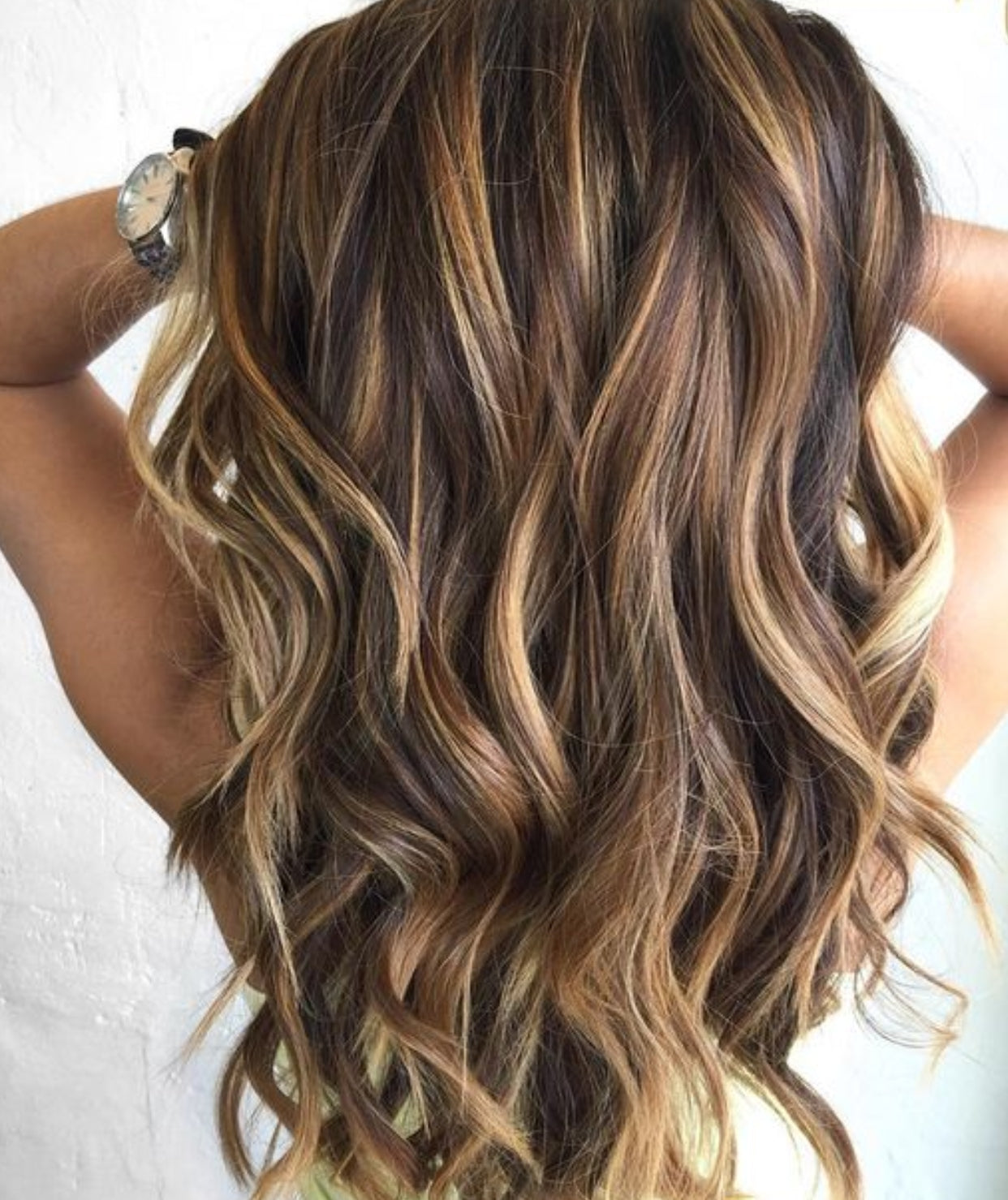 #2/2/6 Brown & Caramel caramel highlighted invisible tape hair extensions