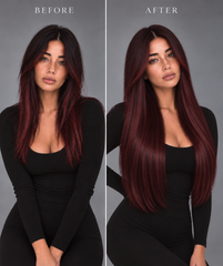#99j DEEP BURGUNDY RED WINE RED TAPE HAIR EXTENSIONS