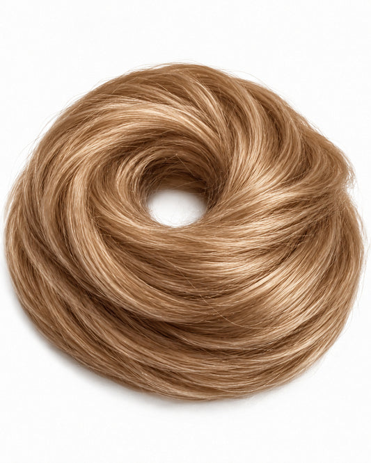 #16 Dark Blonde Booster Volume Bun 100% Human Hair Scrunchie Bun
