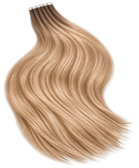 BROWN ROOT CARAMEL BALAYAGE TAPE HAIR EXTENSIONS