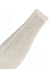 #White Blonde - Invisible Seamless Skin Weft Tape-In Hair Extensions
