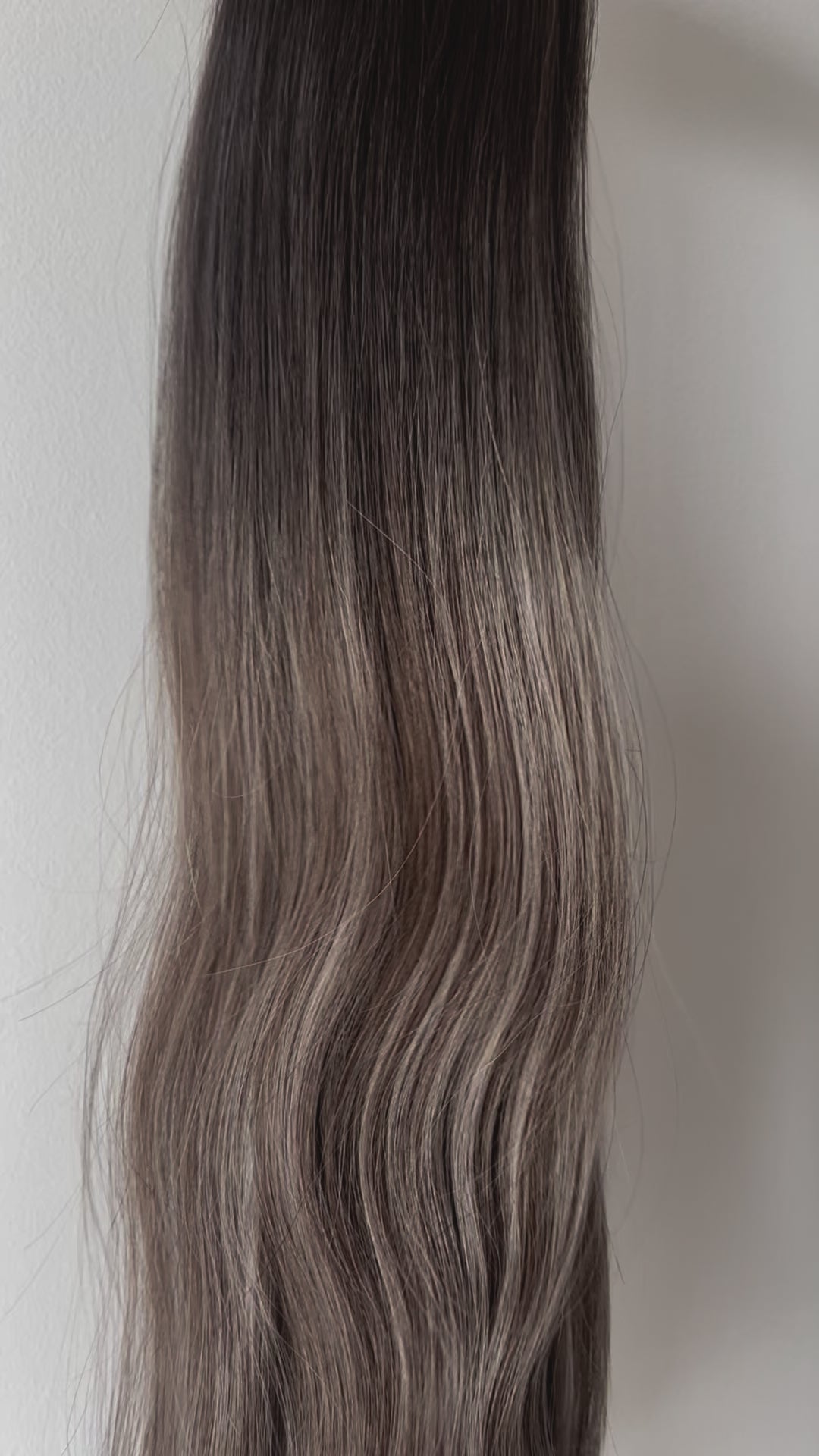 #1B/16/6 "SAVANNA" DARK BROWN TO DARK BLONDE BALAYAGE TAPE HAIR EXTENSIONS