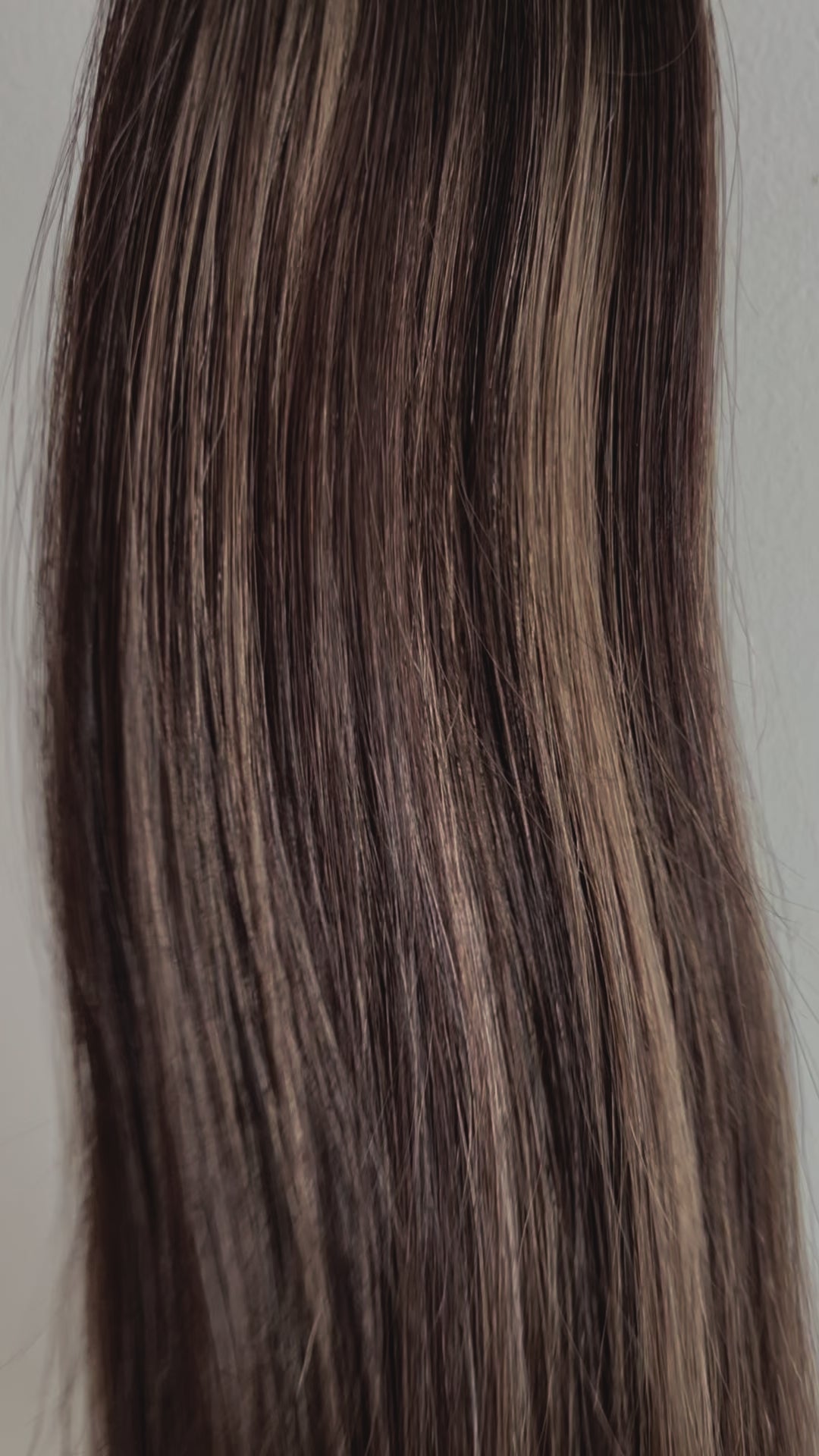 Rio brown root stretch brown highlight hair extensions
