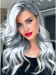 #SILVER BLONDE REMY WEFT HAIR EXTENSIONS