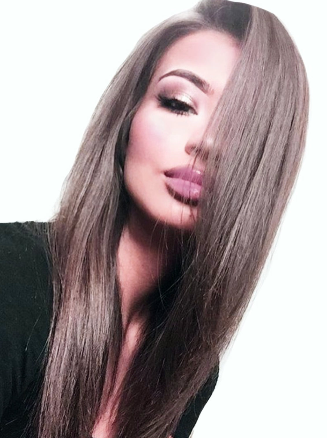 #10 ULTRA DARK ASH BLONDE / LIGHT ASH BROWN HAIR TAPE HAIR EXTENSIONS