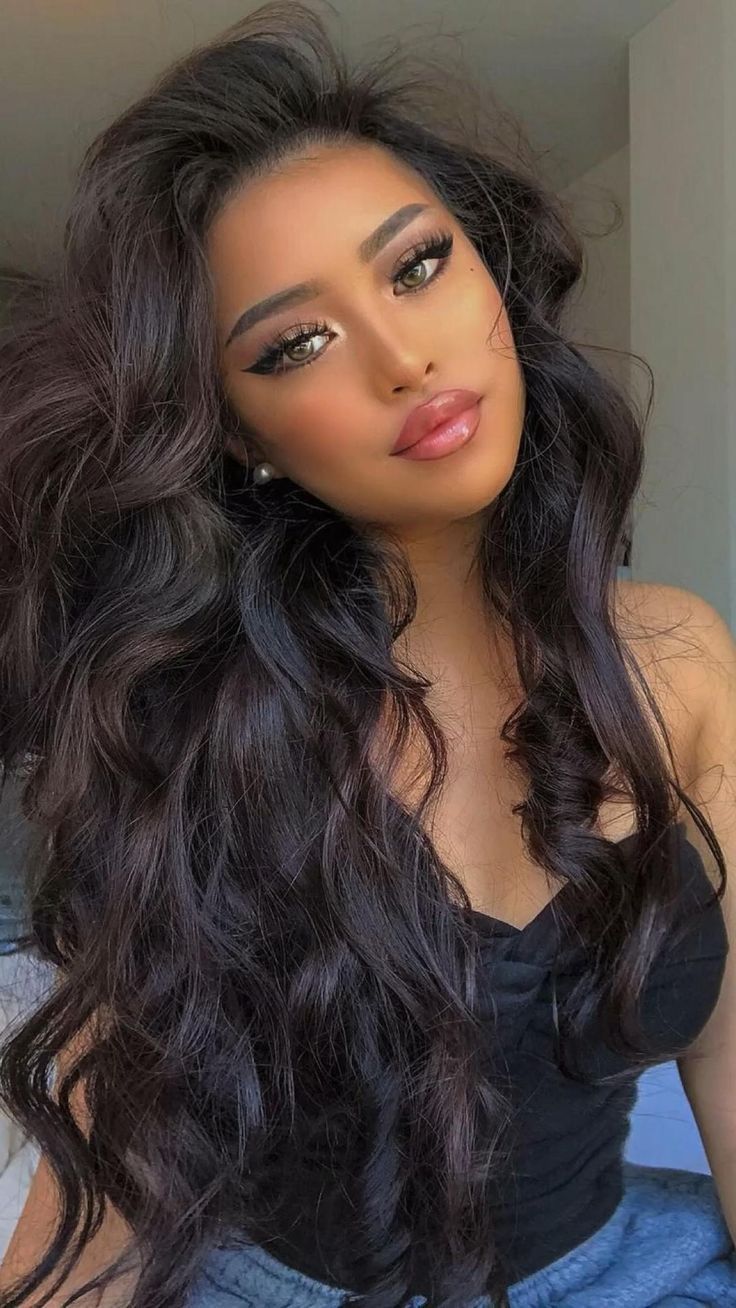 Darkest brown / natural black hair extensions