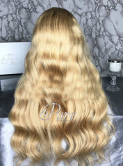 Summer Wavy Blonde - 180% Density - 24" - Pure Tape Hair Extensions