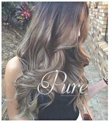 #1B/6/2 "BROWN SUGAR SWIRL" DARK BROWN ROOT STRETCH BALAYAGE / OMBRE TAPE - Pure Tape Hair Extensions